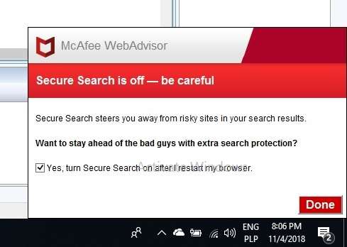 Mcafee Webadvisor Anti Virus Anti Malware And Privacy Software